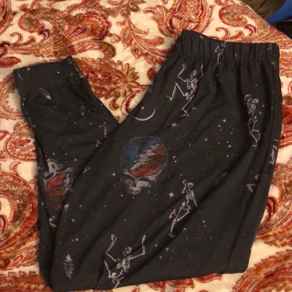 Grateful Dead pajama pants ! 💀🌹💀⚡️ size medium